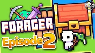 Forager Gameplay Walkthrough  Episode 2  Whats In This Chest Closed Beta [upl. by Ynna]