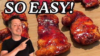 CANT FAIL Smoked Boneless Skinless CHICKEN THIGHS [upl. by Teresita]