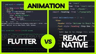 Animation Magic Breakdown The Flutter vs React Native Dilemma [upl. by Ras]