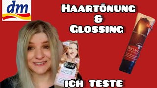 Ich teste Haarglossing amp Tönung aus der Drogerie [upl. by Neenaej]