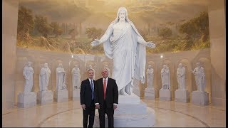 Two Apostles Lead a Virtual Tour of the Rome Italy Temple [upl. by Orravan449]