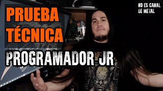 Resuelvo PRUEBA TÉCNICA para PROGRAMADOR JUNIOR [upl. by Wendel]