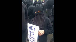 Antifa girl vs pepsi fight ends in draw Portland protest riot [upl. by Schulein]