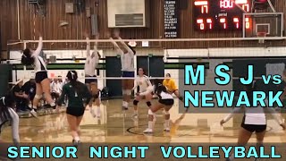 Mission San Jose vs Newark Memorial  Girls Volleyball Game 101818  SENIOR NIGHT [upl. by Kaden575]