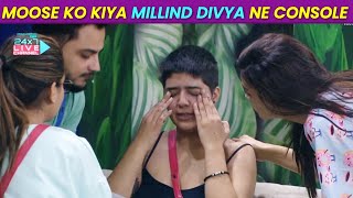 Bigg Boss OTT  Moose Ko Rota Dekh Pighla Millind Aur Divya Ka Dil [upl. by Etnuhs741]