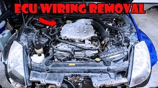 350z ECU Location and Wiring Harness Removal [upl. by Ferne992]