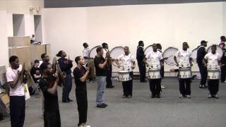 VSU DRUMLINE 2012 AT PRACTICE  footage by Delvalle [upl. by Stralka]