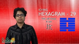 I Ching Hexagram 29 大過 ”The Abysmal” – K’an Meaning And Interpretation [upl. by Ettennaej368]