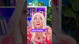 viral lipstick hack with stick makeup hack youtubeshorts trending viralvideo [upl. by Anoik]