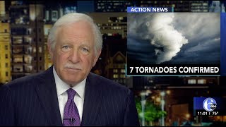 WPVITV 6ABC Philadelphia  Tornado Damage Coverage  July 30 2021 [upl. by Smail]