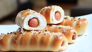 How to Make Pigs in a Blanket Dinner Rolls  Dinner Roll Recipe [upl. by Nur]