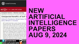 Hella New AI Papers  Aug 9 2024 [upl. by Seuguh917]