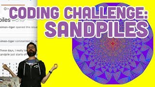 Coding Challenge 107 Sandpiles [upl. by Lezti]