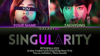 BTS방탄소년단 INTRO SINGULARITY Color Coded Lyrics EspEngHan가사 2 MEMBERS ver【GALAXY MC】 [upl. by Careaga8]