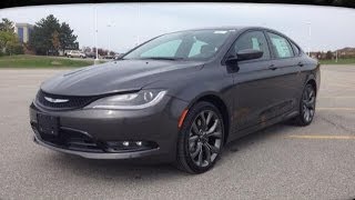 2015 Grey Chrysler 200 S Vehicle Demonstration Newmarket Ontario  MacIver Dodge Jeep [upl. by Mitman]