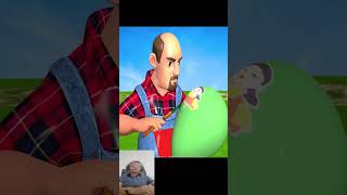 Scary Teacher 3D Challenge Paint color Balloons Mask Nice or Error With Tani vs 2 Neighbors shorts [upl. by Airdnna476]