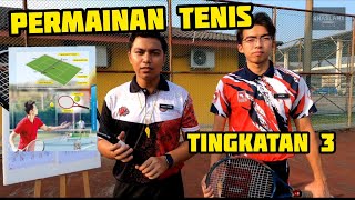 Tenis Tingkatan 3  Permainan Kategori Jaring  Unit 4 PJPK  Kemahiran Servis amp Pukulan Pepat [upl. by Ititrefen]