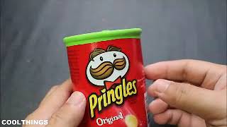 5 IMPRESSIONANTES IDEIAS COM EMBALAGENS BATATA PRINGLES [upl. by Venator744]