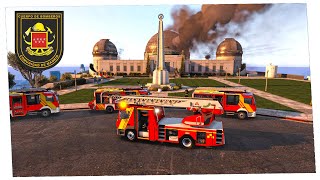 🔥 🚒 FIRECALLOUT MOD EP2  BOMBEROS de MADRID 🔥 SE QUEMA EL OBSERVATORIO [upl. by Rhyne]