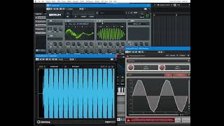 Meldas MOscilloscope vs Steinbergs Super Vision  Oscilloscope mode [upl. by Eimmit]