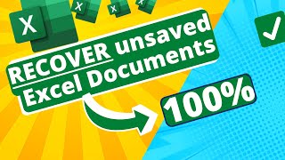 How to RECOVER unsaved Excel Documents in 2024 [upl. by Adnowat640]