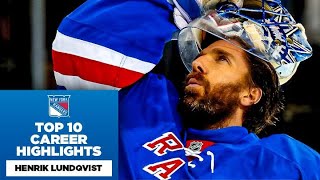 Henrik Lundqvists Top 10 Career Saves [upl. by Mel]