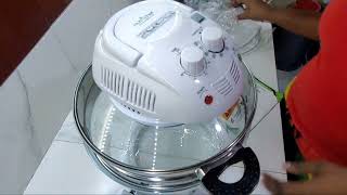 Nutrichef Air Fryer Infrared Convection Halogen Oven Unboxingairfryer nutrition unboxing [upl. by Meehahs]