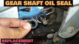 How to change gear shaft oil seal of any motorcycle  shift shaft oil seal plusar 150 [upl. by Esiocnarf103]