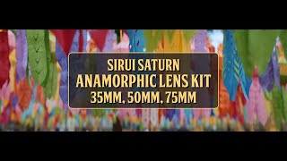 Affordable anamorphic lens kit for solo shooters Sirui Saturn 35mm 50mm 75mm Footage amp Review [upl. by Tnecillim]