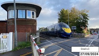 Deal Level Crossing 27092024 [upl. by Artap]