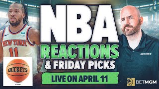 Are New York Knicks DANGEROUS in Eastern Conference amp Friday NBA Bets  NBA Predictions  Buckets [upl. by Malina]