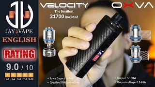 OXVA Velocity 21700 Box Mod Kit Review amp Unipro RBA Coil Build Oxva Raised The BAR [upl. by Capone]