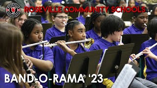 Roseville Community Schools BandORama 2023 [upl. by Ganny]