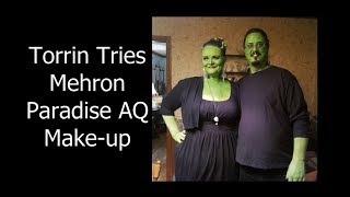 Torrin Tries Mehron Paradise AQ Makeup [upl. by Gonta435]