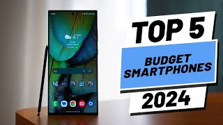 Top 5 BEST Budget Smartphones in 2024 [upl. by Far]