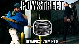 Is this the BEST STREET LENS for M43  POV Street Photography [upl. by Oiralih]