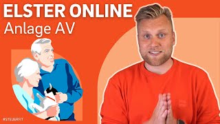 Anlage AV in ELSTER online  ELSTER online Tutorial zur Steuererklärung 2022 [upl. by Metabel]