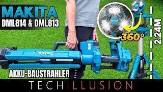 🔥MUST HAVE Die BESTE AkkuArbeitsleuchte DML814 von MAKITA😱  DML814  DML813  Review amp Test [upl. by Dorothi46]