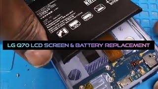 How To Video LG Q70  LCD Screen amp Battery Replacement [upl. by Euqinad]