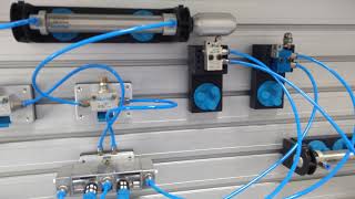 FESTO Basic Pneumatic Function [upl. by Meda]