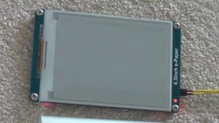 Waveshare 43 inch epaper display module  now with WiFi [upl. by Sachiko]