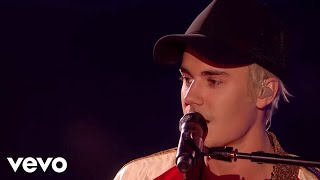 Justin Bieber  Love Yourself amp Sorry  Live at The BRIT Awards 2016 ft James Bay [upl. by Higgins]