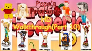 Papas Freezeria HD  WalkthroughPart 10 [upl. by Irra]