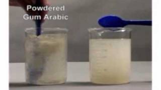 Powdered vs PreHydrated Gum Arabic [upl. by Josefa]