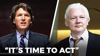 Tucker Carlson Responds to Julian Assange’s Release During Australia Speech [upl. by Artkele639]