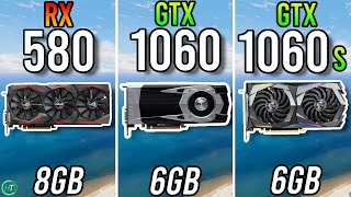 RX 580 8GB vs GTX 1060 6GB vs GTX 1660 Super  Tested in 2023 [upl. by Roobbie]