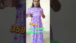 Zipless Maternity feeding lounge wear 360 WhatsApp 7200683635 feedingwear maternity trending [upl. by Sage]