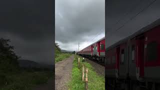 22160 MGR Chennai Central to Mumbai CSMT SF Expressshorts railway [upl. by Dorsey464]