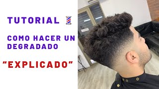 ✅COMO HACER UN DEGRADADO FÁCIL 🎥  CORTE DE PELO HOMBRE 2020💈 [upl. by Avehs]