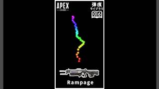 【Apex】ランページの弾痕パターン【シーズン16】 [upl. by Bussy]